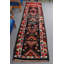 Tapis turc rétro tissé à la main Kilim avec laine tribale antique et motif géométrique coloré