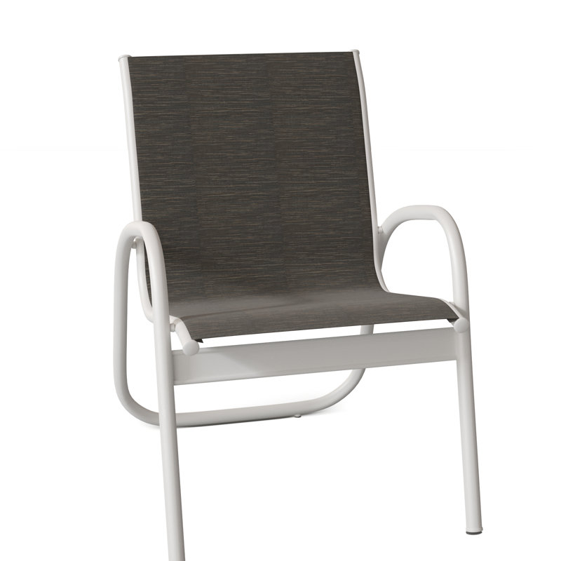 Fauteuil de patio Gardenella, Neige texturée, Recueillir le charbon de bois