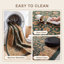 Tapis Bracken2 traditionnel à motif floral intégral or, vert, crème et ivoire, lavable à la machine, antidérapant, à poils courts, pour l'intérieur et l'extérieur, adapté aux animaux domestiques, idéal pour le salon, la chambre, la salle à manger, l'entrée, le couloir ou le bureau.-890660967