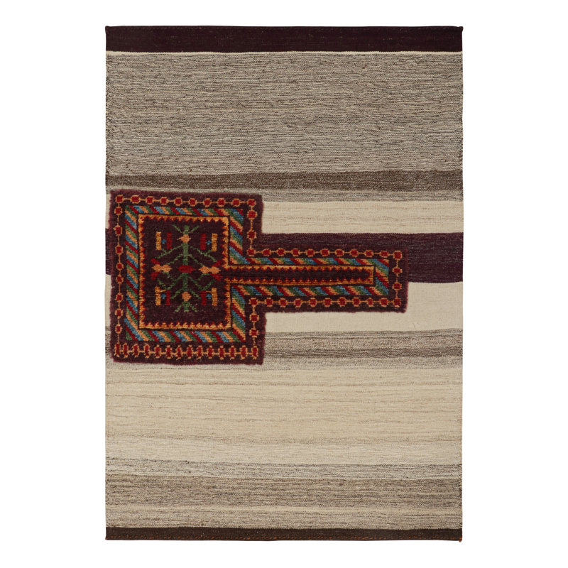 One-of-a-Kind 3'2" X 4'5" Hand Knotted Area Rug