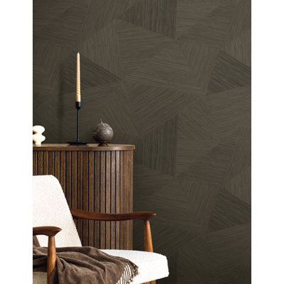  Designs Middleton Triangles Embossed Vinyl Unpasted Wallpaper