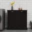 Armoire de trieur de linge inclinable à deux compartiments-752726337
