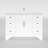 Aurilla 48 in. Single Sink Freestanding Bath Vanity in Matte White with White Carrara Quartz Top-1472545899