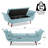 Velvet Upholstered Storage Bench-1374490752