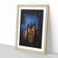 Lincoln Cathedral In England Paint Splash - Picture Frame Graphic Art-56922884-56922887