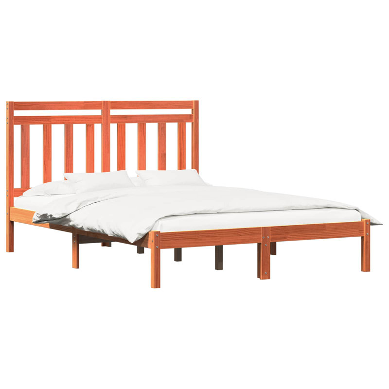 Solid Wood Bed, European Kingsize (160 x 200 cm)
