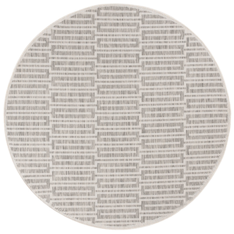 Widger Performance Performance Geometric Rug, Round 6'7"