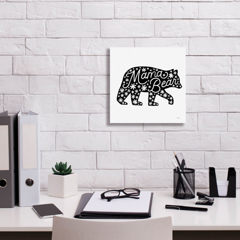 «Forest Family 1» par Laura Marshall, art mural sur toile, H 12 po x l 12 po x P 0,75 po