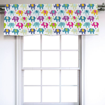 Sateen Ruffled Window Valance