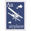 «A For Air plane», art sur toile-18667218