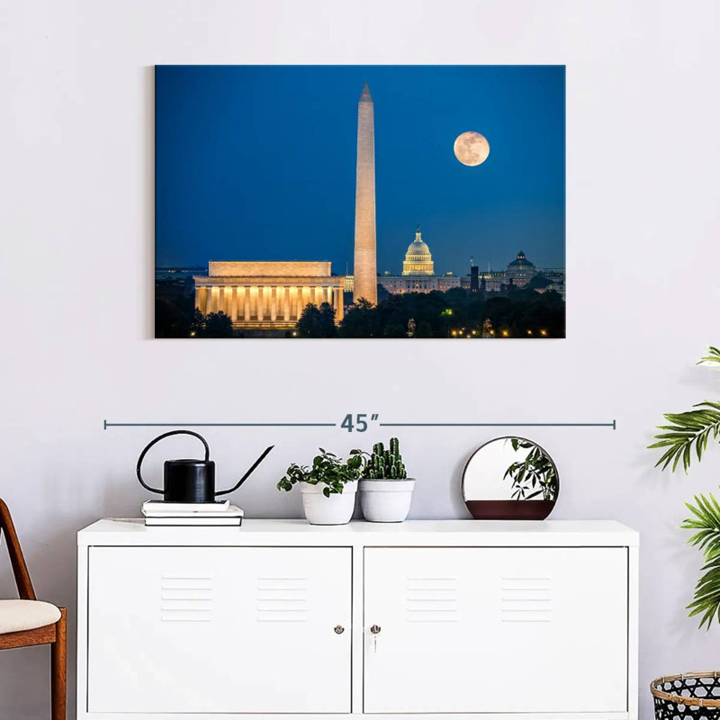 Lilie Washington Monuments, 24" H x 36" W