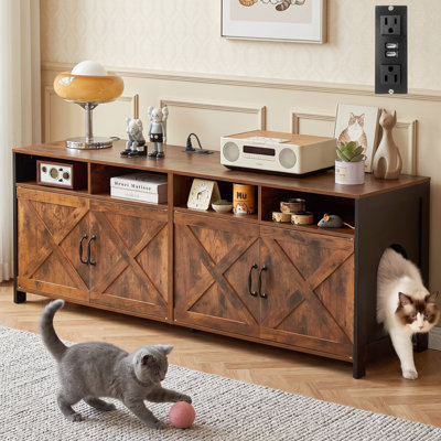 Meuble télé pour 2 chats Farmhouse Cat