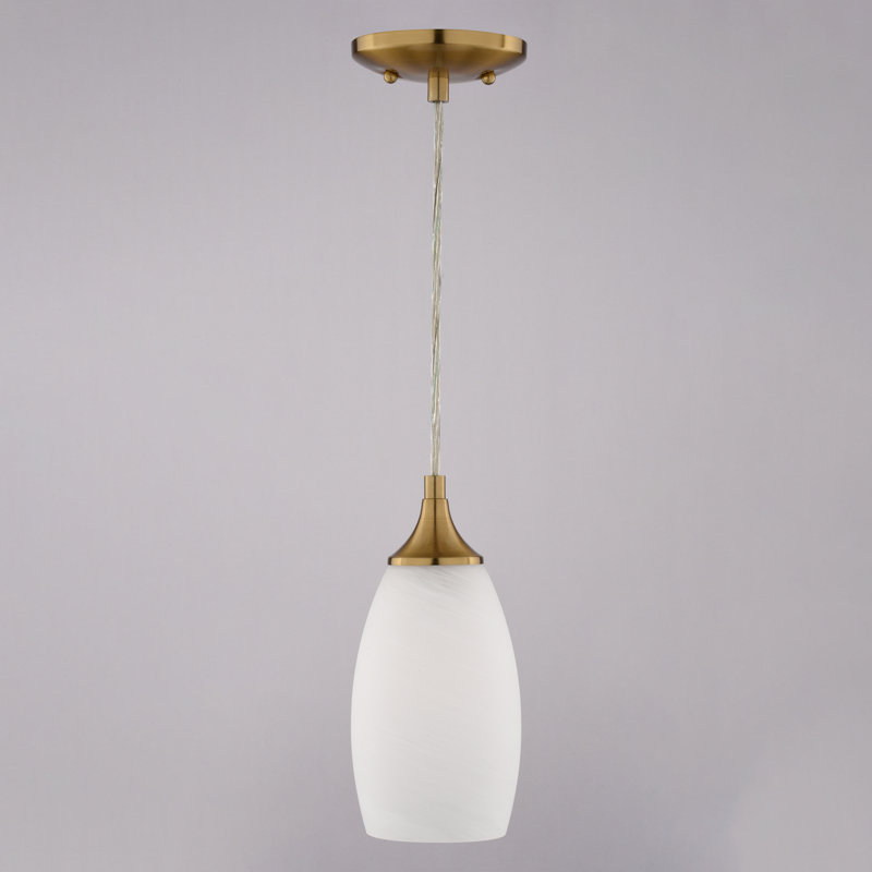 Mini-luminaire suspendu en forme de cloche en laiton doré à 4 lumières avec abat-jour en verre albâtre Milano 1 lumière Milano, plafonnier à hauteur réglable pour salle à manger, table de cuisine, vestibule, îlot