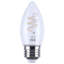 4 Watt B11 LED Reminiscent Flex Gray Coil Filament E26 3000K 120 Volt-314121309