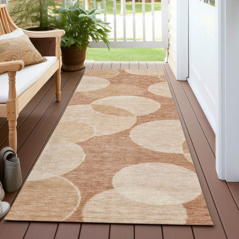 Tapis corail chantille intérieur / extérieur lavable à la machine, Tapis de couloir 2 pi 3 po x 7 pi 6 po