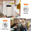 Poubelle de cuisine 8 gallons / 30 l, poubelle à pédale en acier inoxydable avec couvercle à fermeture en douceur et seaux intérieurs amovibles-122912317