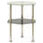 Pennside Glass End Table with Storage-1351962782