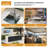 Workstation Kitchen Sink Undermount RV Sink Single Bowl Kitchen Bar Sink with Fold Faucet,Bottom Grid-124063277