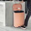 Poubelle à pédale 13,2 gallons Tutink Steel-93567151