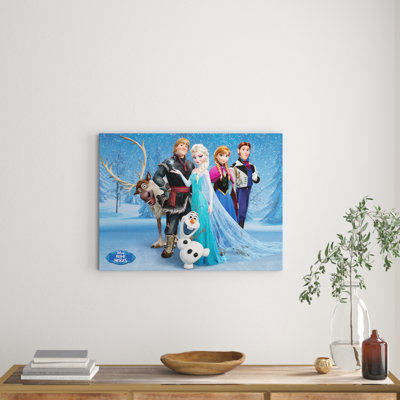 Group French Graphic Art Print on Canvas