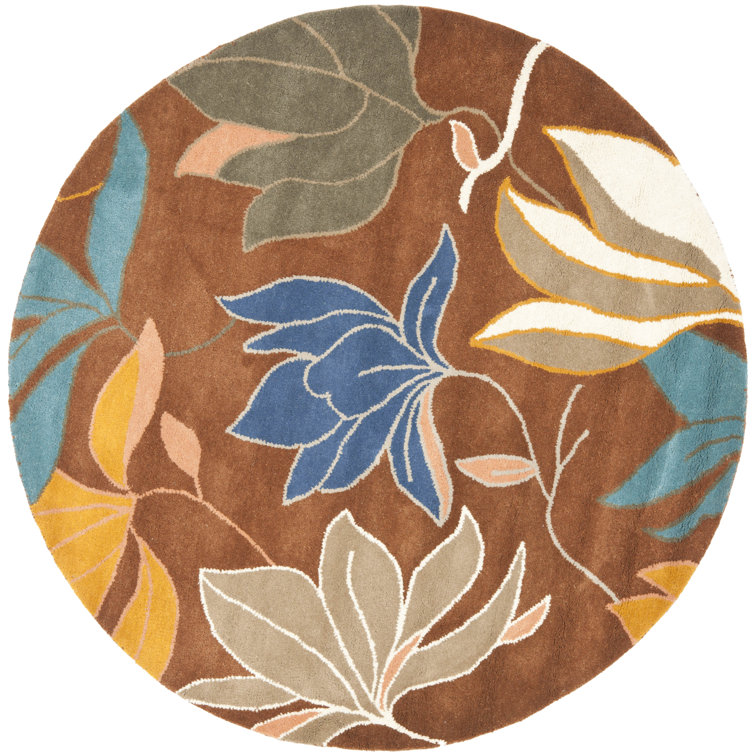 Carolette Hand Tufted Wool Floral Rug