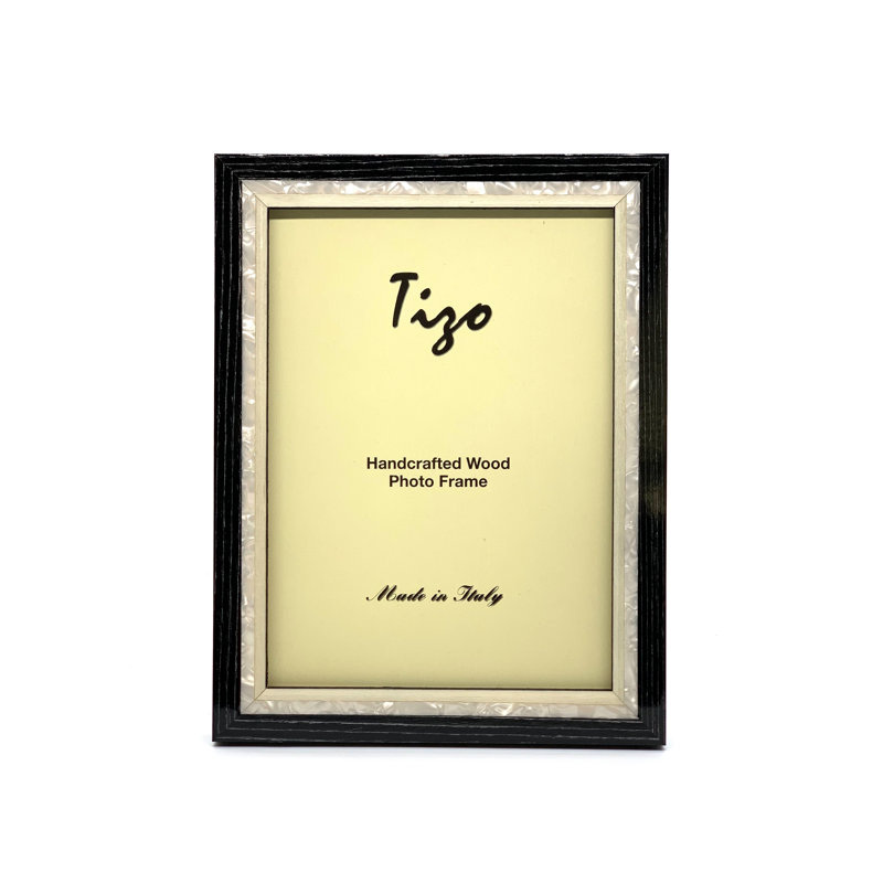 Wood Picture Frame, Black, 4" x 6"