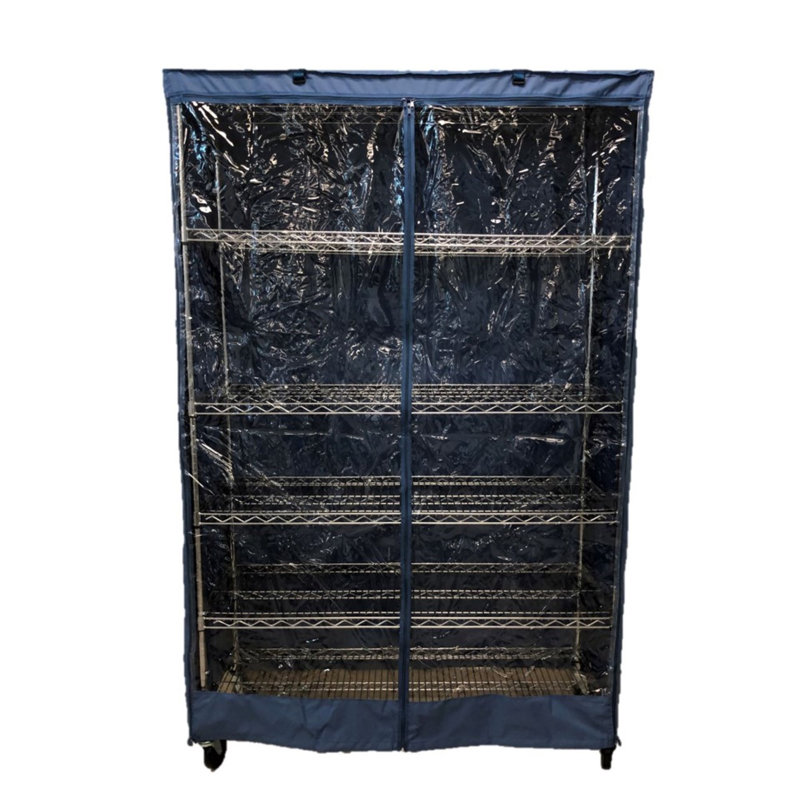 Housse pour étagère London, H 72 po x l 48 po x P 24 po, Bleu marine