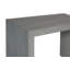 Waterfall Console Table in Weathered Gray