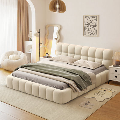 Lit tapissier Chenille