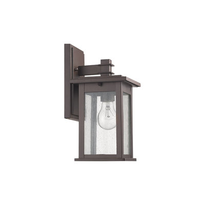 Tristan Spadaro 1-light Rubbed Bronze Outdoor Wall Sconce 12"H