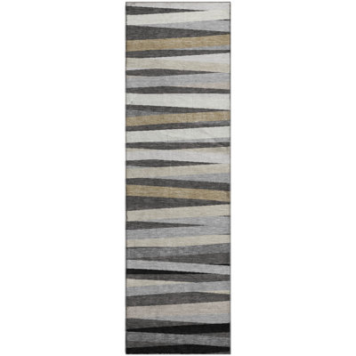 Premium Machine Washable Naglee AMF997 Stripes Rug