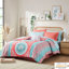 Édredon pour lit double à motif de médaillon bohémien avec draps-118754111-118754114