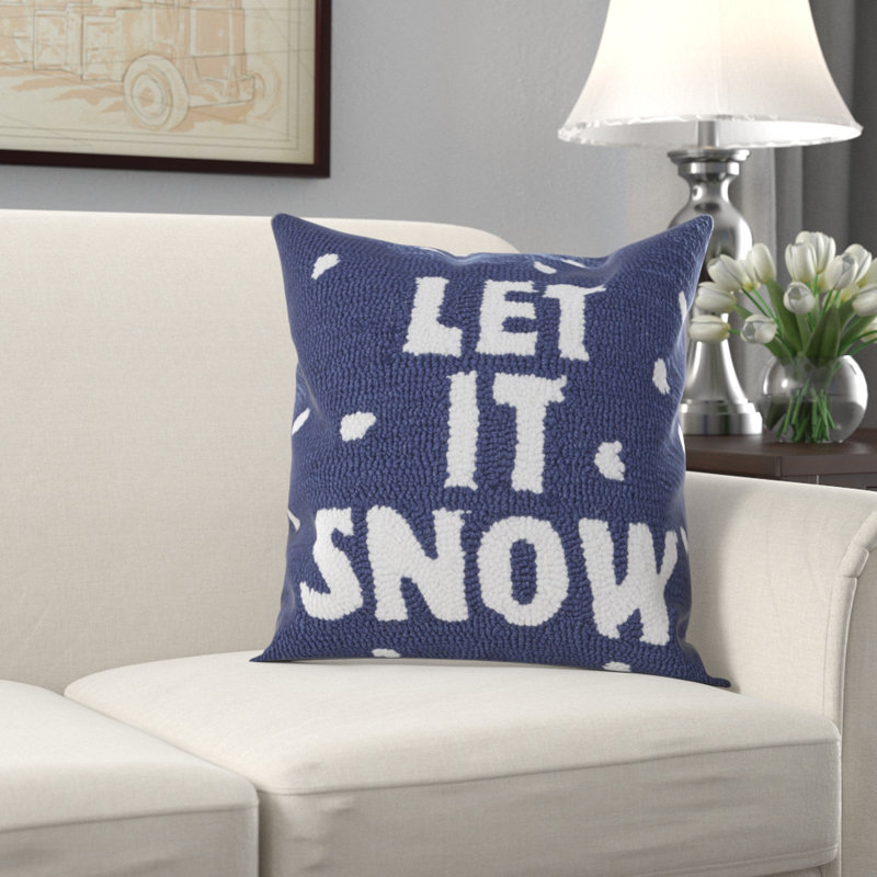Haggerty Let It Snow Pillow Cover & Insert