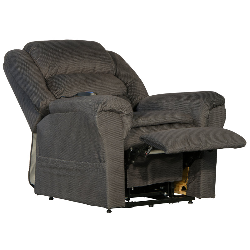 Preston Upholstered Lift Assist Recliner, Smoke
