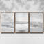 Ensemble de 3 pièces encadrées sur toile «Gentle Tides II»-97793103-97793100