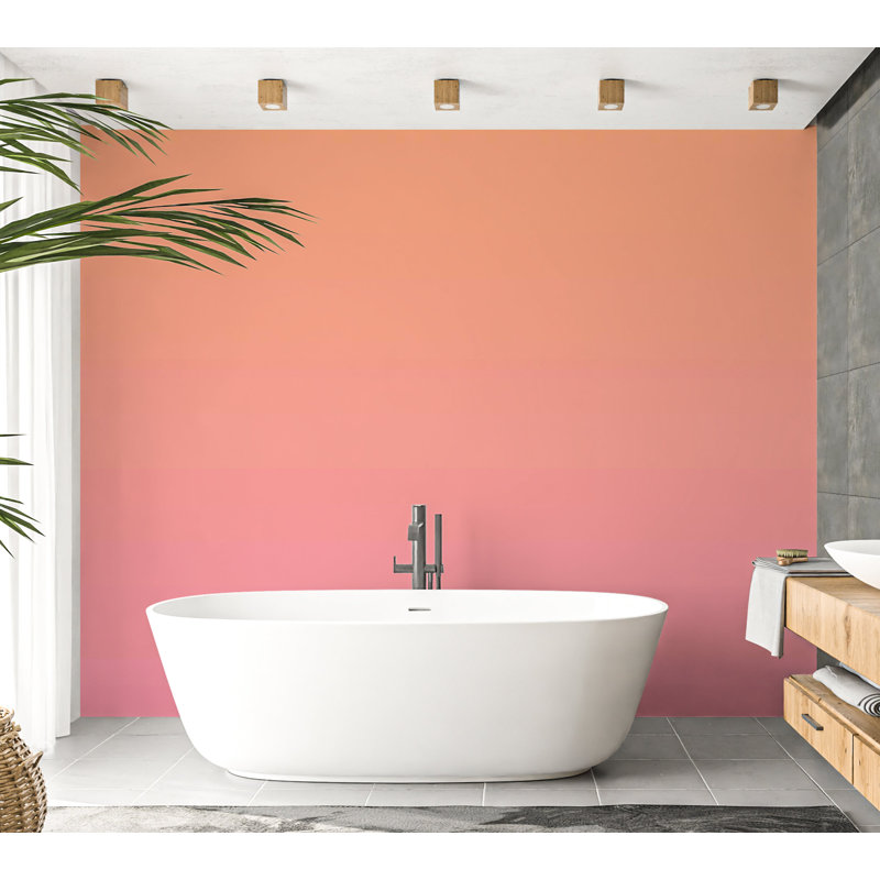 Peel & Stick Wall Mural - Gradient Sunset, 154" W x 110" L