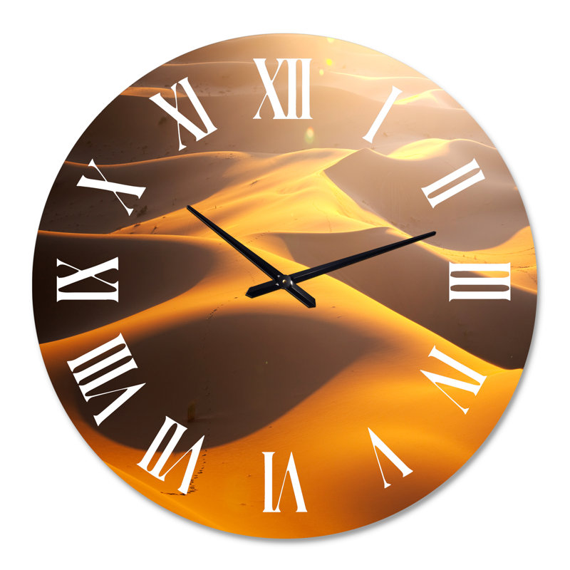 Desert MountaIn Hills - Horloge murale traditionnelle, Grand