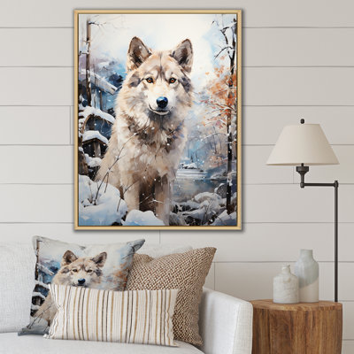 Siberian Dog Serenity III sur toile