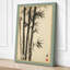 Bamboo in Ink Japandi 1 Piece Wrapped Canvas Wall Art-1783163328-1783163356