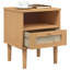 Bedside Table Rattan Look-93366320