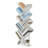 Poulsbo Geometric Storage Bookcase Tree Bookshelf-1508837486
