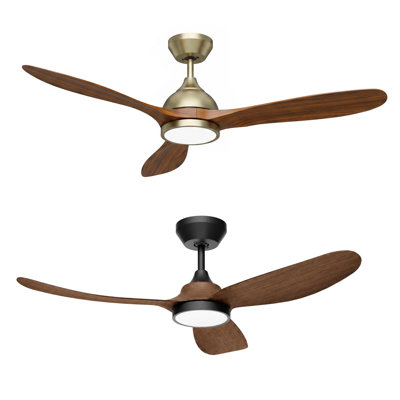 Ventilateur de plafond 52 po pour salon et chambre à coucher