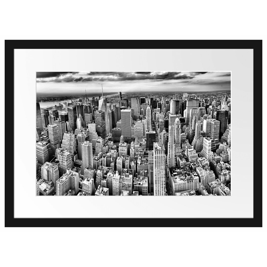 Gerahmtes Poster New York Skyline