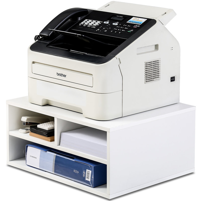 Aaleahya Wood Stackable Desk Organizer, White