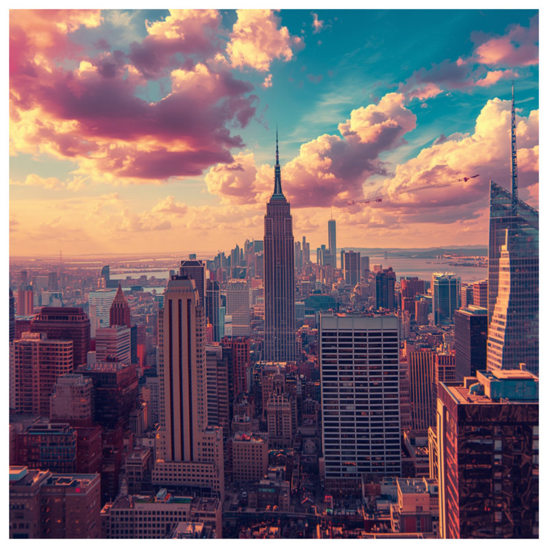 Rideaux de douche New York City, L 70 po x H 84 po