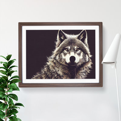Effervescent Wolf - Framed Print