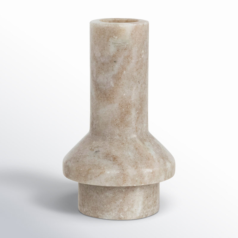 4.5" Marble Tabletop Candlestick