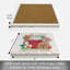 Dessous de verre simple Christmas Wishes