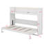 Lit escamotable avec bureau, lumière DEL et station de charge USB