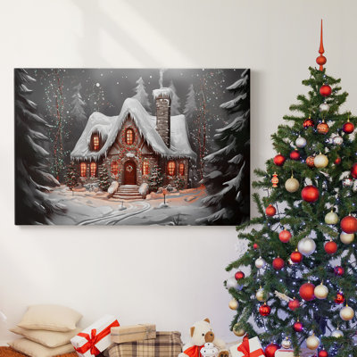 Art des Fêtes de Noël - Toile tendue avec châssis - Série 3-XCVI